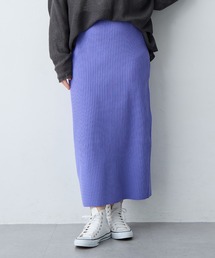 anyfee（エニフィー）の「【anyfee/プラスサイズ】ドライタッチサマーリブニットタイトスカート◆新色追加◆マシンウォッシャブル（スカート）」