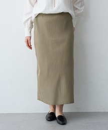 anyfee（エニフィー）の「【anyfee/プラスサイズ】ドライタッチサマーリブニットタイトスカート◆新色追加◆マシンウォッシャブル（スカート）」