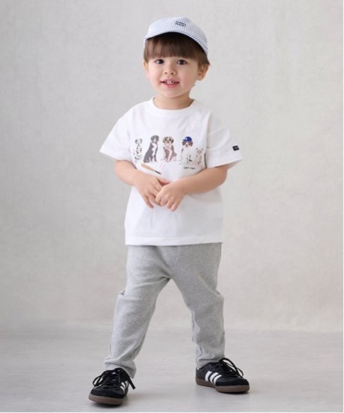 petit main(プティマイン)の「【防汚加工】デイリーカラーパンツ(その他パンツ・キッズ・チャコール/ブルーグリーン/クリーム/ベージュ/ネイビー・100cm/110cm/90cm/80cm)」の2枚目の写真