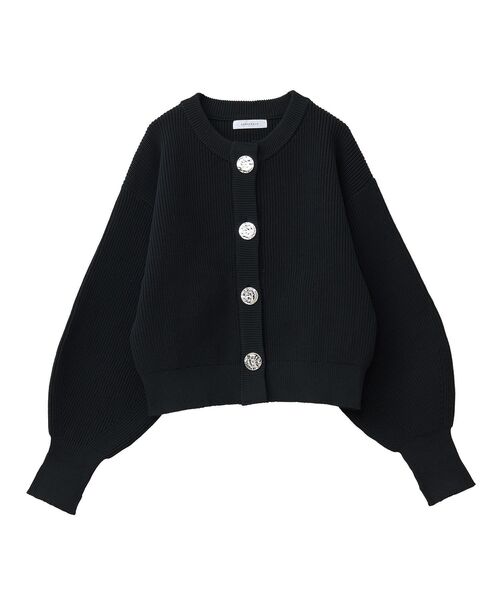 40❤️ブラック　カーディガン セール】・ANDSEARCH ニットカーディガン（カーディガン/ボレロ