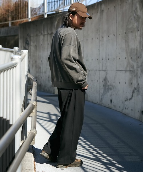 Goodwear（グッドウェア）の「【Goodwear】製品染めBIGトレーナー（スウェット・メンズ・グリーン/チャコール/ロイヤルブルー/ブルー系その他・LL/L/M/S）」の10枚目の写真