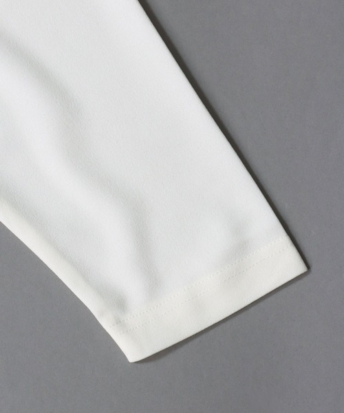 SITRY(シトリー)の「Amunzen Oversized Fake Layered T-shirt/UVカット 梨地 オーバーサイズ フェイクレイヤード ポケット 長袖Tシャツ ロンT(Tシャツ/カットソー・メンズ・ホワイト/チャコール/ブラック/ダークグリーン・LL/L/M)」の8枚目の写真