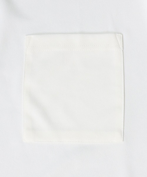 SITRY(シトリー)の「Amunzen Oversized Fake Layered T-shirt/UVカット 梨地 オーバーサイズ フェイクレイヤード ポケット 長袖Tシャツ ロンT(Tシャツ/カットソー・メンズ・ホワイト/チャコール/ブラック/ダークグリーン・LL/L/M)」の7枚目の写真