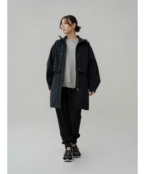 YORT(ヨート)の「ダンボール5分袖プルオーバー(Tシャツ/カットソー・レディース・杢グレー/ブラック/アイボリー・MEDIUM)」の8枚目の写真