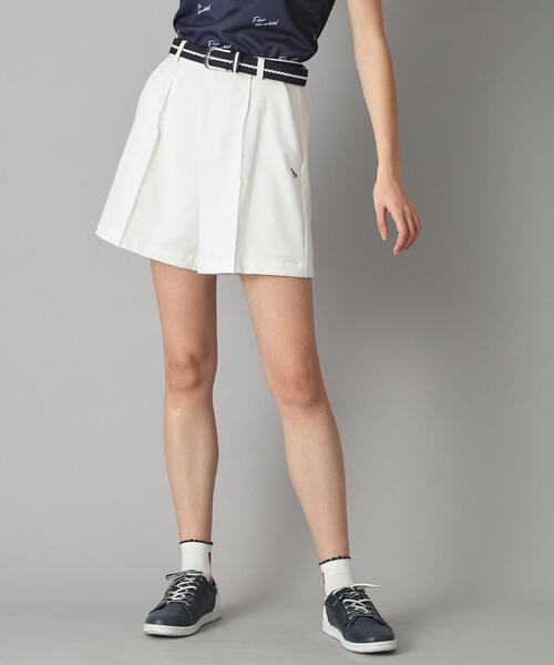 adabat（アダバット）の「【新レーベル ADABAT NAVY】UVカット/接触冷感 ストレッチツイルキュロット（その他パンツ・レディース・ホワイト/ブラック・42/40/38）」の6枚目の写真