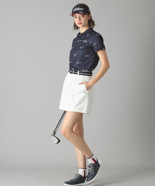adabat（アダバット）の「【新レーベル ADABAT NAVY】UVカット/接触冷感 ストレッチツイルキュロット（その他パンツ・レディース・ホワイト/ブラック・42/40/38）」の9枚目の写真
