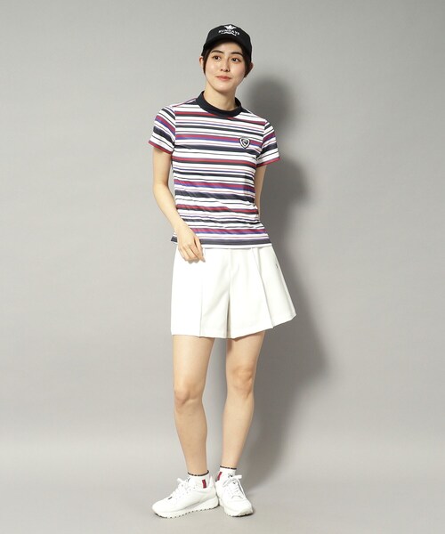 adabat（アダバット）の「【新レーベル ADABAT NAVY】UVカット/接触冷感 ストレッチツイルキュロット（その他パンツ・レディース・ホワイト/ブラック・42/40/38）」の17枚目の写真