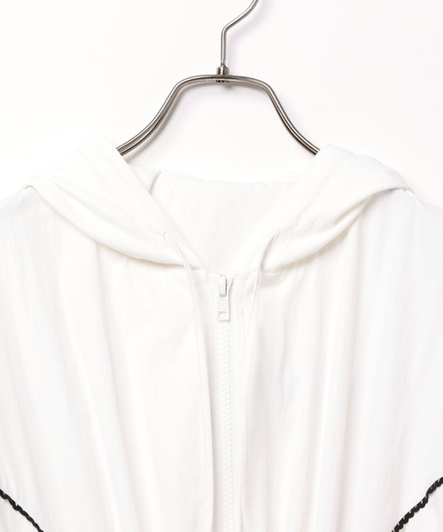 Heather（ヘザー）の「ピコレースラインフードワンピース　326093（ワンピース・レディース・オフホワイト/ブラック・FREE）」の7枚目の写真