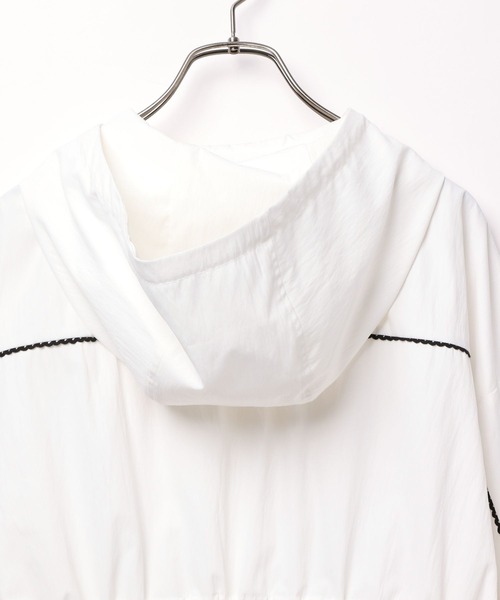 Heather（ヘザー）の「ピコレースラインフードワンピース　326093（ワンピース・レディース・オフホワイト/ブラック・FREE）」の9枚目の写真