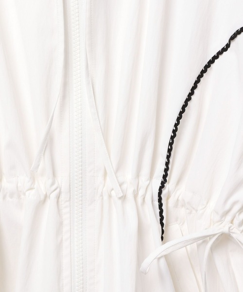 Heather（ヘザー）の「ピコレースラインフードワンピース　326093（ワンピース・レディース・オフホワイト/ブラック・FREE）」の10枚目の写真