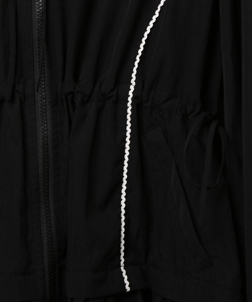 Heather（ヘザー）の「ピコレースラインフードワンピース　326093（ワンピース・レディース・オフホワイト/ブラック・FREE）」の11枚目の写真