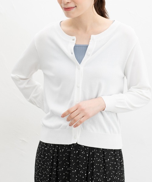 Honeys（ハニーズ）の「【ＵＶカット】針抜きテレコタンクトップ（タンクトップ・レディース・スミクロ/ベージュ/ピンク系その他/ブラック/オフホワイト/グレイッシュブルー/カーキ・L/LL/M/S）」の13枚目の写真