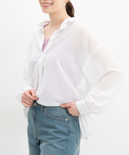 Honeys（ハニーズ）の「【ＵＶカット】針抜きテレコタンクトップ（タンクトップ・レディース・スミクロ/ベージュ/ピンク系その他/ブラック/オフホワイト/グレイッシュブルー/カーキ・L/LL/M/S）」の15枚目の写真