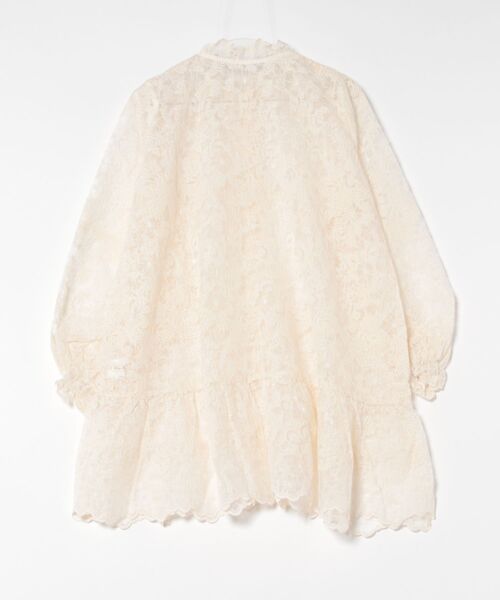 Three Four Time（ｽﾘｰﾌｫｰﾀｲﾑ）の「シアー刺繍レースチュニックブラウス（シャツ/ブラウス・レディース・アイボリー/ブラック・FREE）」の17枚目の写真