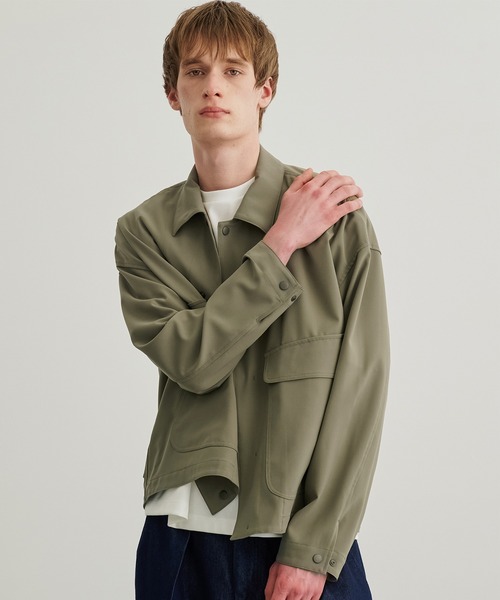 TRIXIONウーリーショートシャツBL（ブルゾン）｜PUBLIC TOKYO