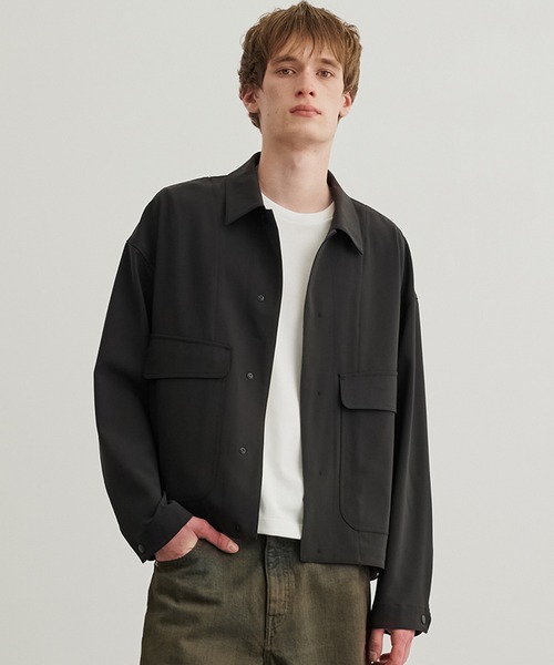 TRIXIONウーリーショートシャツBL（ブルゾン）｜PUBLIC TOKYO