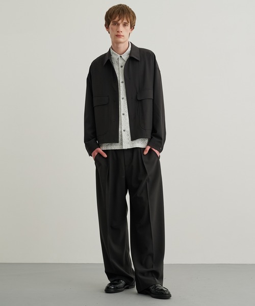 TRIXIONウーリーショートシャツBL（ブルゾン）｜PUBLIC TOKYO