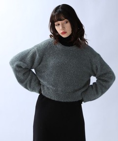 AKIKOAOKI/(アキコアオキ)】Hans/リバーシブルタートルネックニット