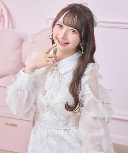 ROJITA（ロジータ）の「【再販決定】花柄ミニワンピース（ワンピース・レディース・ピンク/ブルー/ホワイト/アイボリー・FREE/MEDIUM）」の12枚目の写真