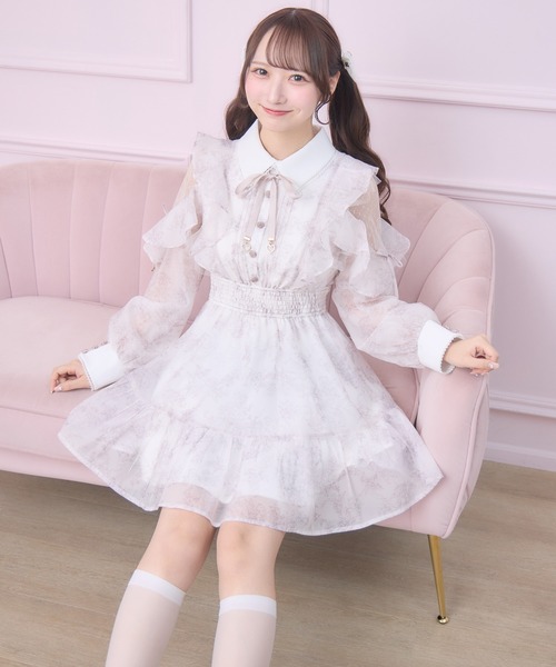 ROJITA（ロジータ）の「【再販決定】花柄ミニワンピース（ワンピース・レディース・ピンク/ブルー/ホワイト/アイボリー・FREE/MEDIUM）」の20枚目の写真