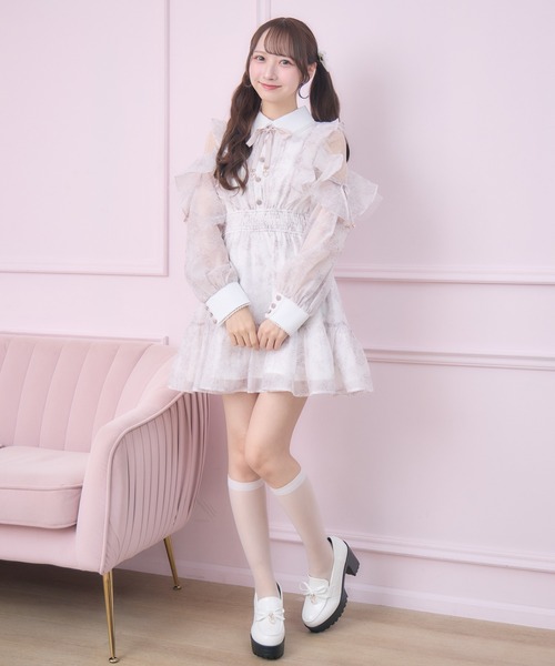再販決定】花柄ミニワンピース（ワンピース）｜ROJITA（ロジータ）の