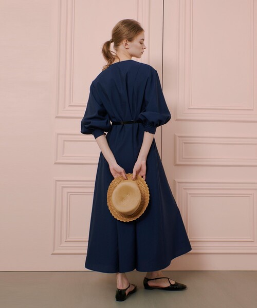 セール】【LOULOU WILLOUGHBY】ヴィンテージオーガンパフワンピース