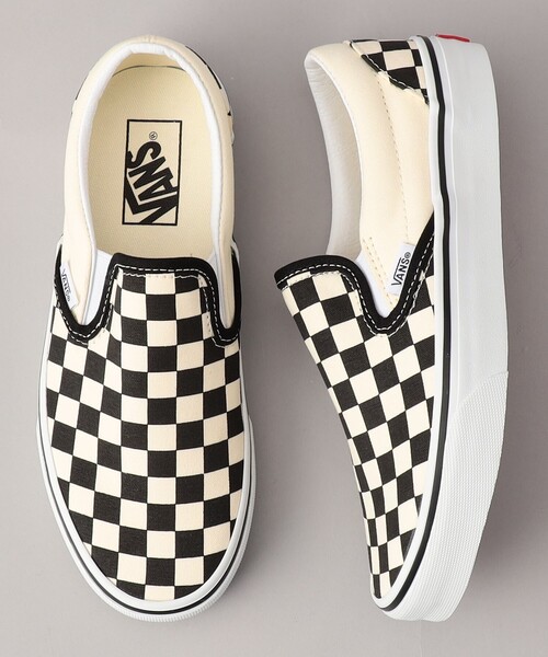 VANS(バンズ)の「【再入荷/新サイズ登場】VANS(ヴァンズ)UA CL SLIP ON/ヴァンズ クラシックスリッポン(WEB限定サイズ・カラー)(スリッポン・レディース・その他1/その他2/ブラック・23.5cm/23cm/24cm/25cm/24.5cm/25.5cm)」の3枚目の写真