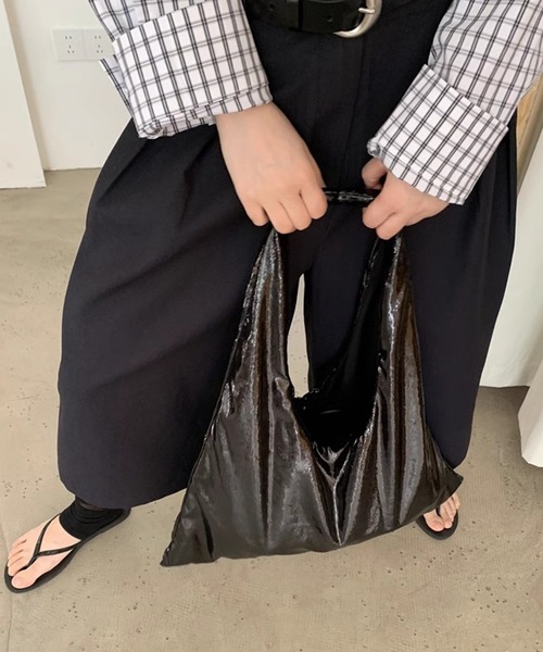 LONSLAN(ロンスラン)の「【LONSLAN】ワイドクロップドパンツ LONW25s019(その他パンツ・レディース・ダークネイビー/ダークグレー・L/M/S)」の10枚目の写真