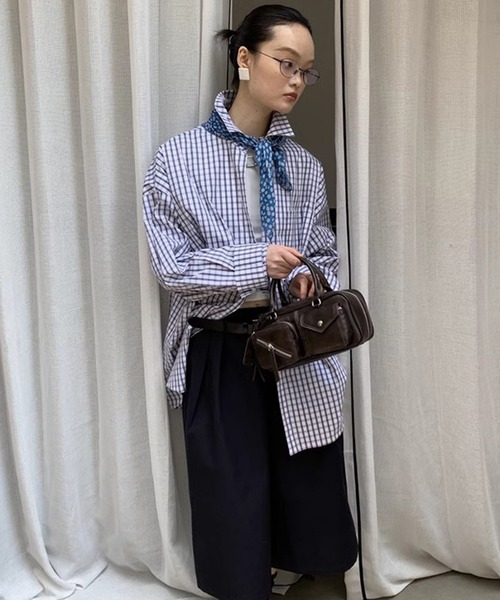 LONSLAN(ロンスラン)の「【LONSLAN】ワイドクロップドパンツ LONW25s019(その他パンツ・レディース・ダークネイビー/ダークグレー・L/M/S)」の22枚目の写真