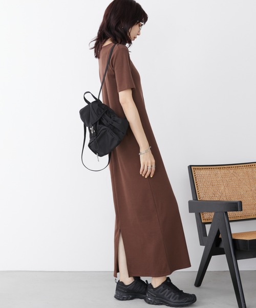 ERISABETTA FRANCHI ひざ丈ワンピース 半袖 シンプル 日本未入荷 楽天市場】【送料無料】即納 リブ ニットワンピース 膝丈