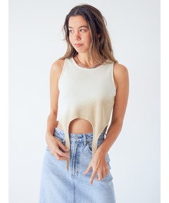 FLORE FLORE/フローレフローレ HILLIE CROP タンクトップ（タンク