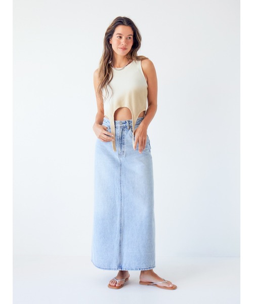 Ungrid(アングリッド)の「グラデーションデザインタンクトップ(タンクトップ・レディース・アイボリー/チャコールグレー・FREE)」の17枚目の写真