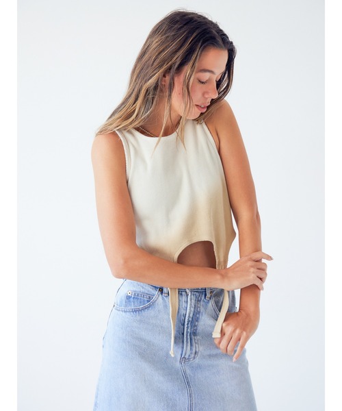 Ungrid(アングリッド)の「グラデーションデザインタンクトップ(タンクトップ・レディース・アイボリー/チャコールグレー・FREE)」の19枚目の写真