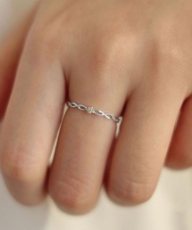 yu-ka | YU-KA:ビジューツイストデザインリング bijou twist design ring(リング)