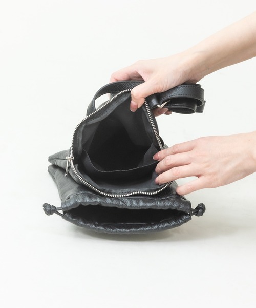 meeny miny（ミーニーマイニー）の「【meeny miny】ちょうどいいbag2（トートバッグ・レディース・ブラック/グレイッシュベージュ/シルバー・MEDIUM）」の9枚目の写真