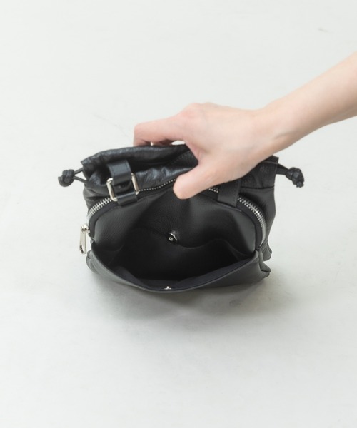 meeny miny（ミーニーマイニー）の「【meeny miny】ちょうどいいbag2（トートバッグ・レディース・ブラック/グレイッシュベージュ/シルバー・MEDIUM）」の8枚目の写真