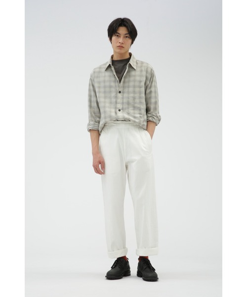 ブラウス シャツ WORKWEAR CHECK COTTON SHIRTING レディース セール】WORKWEAR CHECK COTTON SHIRTING（シャツ/ブラウス