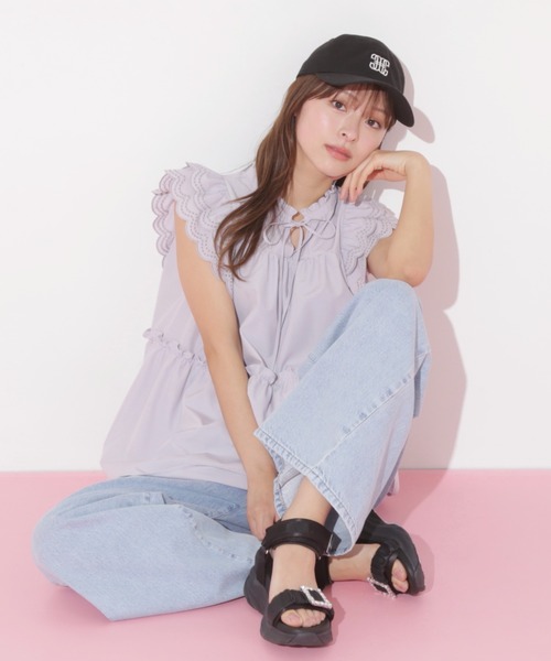 ◇カットワークティアードチュニック（シャツ/ブラウス）｜JILL by