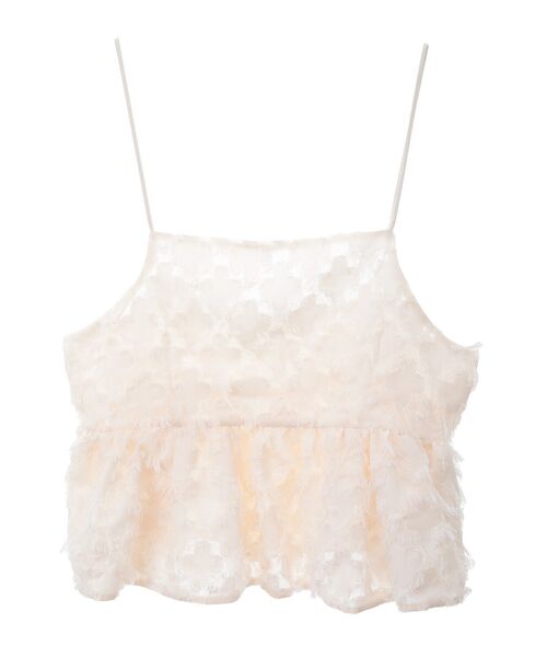 Green　Parks（グリーンパークス）の「シャギーキャミビスチェ（ベスト・レディース・アイボリー/ブラック・FREE）」の20枚目の写真