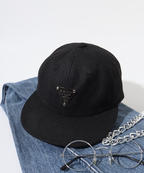 7Union（セブンユニオン）の「7UNION THE BALLER 3RD EYE / OFFICIAL BALLER ウールメルトン サガラ ワッペン 6パネルキャップ（キャップ・メンズ・ブラック系その他/ブラック/イエロー系その他/レッド系その他/レッド/キャメル/グレー系その他/グレー・FREE）」の2枚目の写真