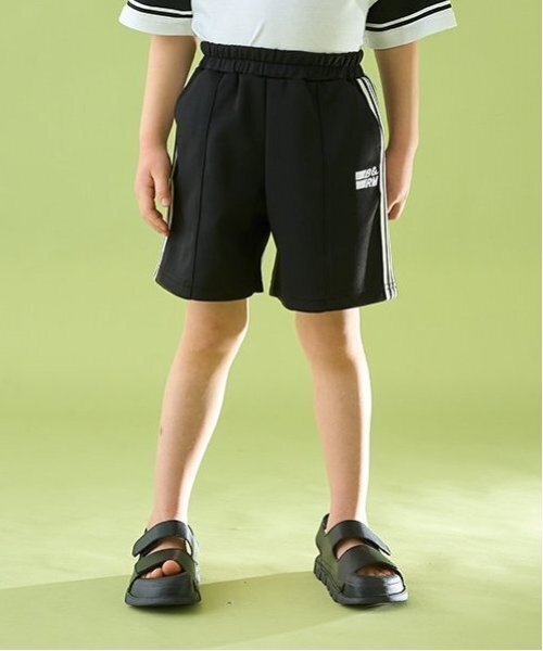 b・ROOM（ビールーム）の「トラックタック4分丈パンツ（その他パンツ・キッズ・パープル/アイボリー/ブラック/モカ・120cm/130cm/140cm/150cm/110cm/100cm）」の3枚目の写真