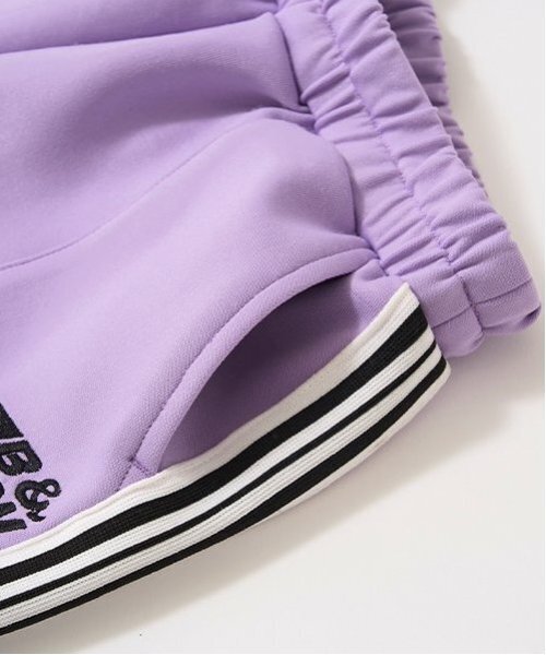 b・ROOM（ビールーム）の「トラックタック4分丈パンツ（その他パンツ・キッズ・パープル/アイボリー/ブラック/モカ・120cm/130cm/140cm/150cm/110cm/100cm）」の19枚目の写真