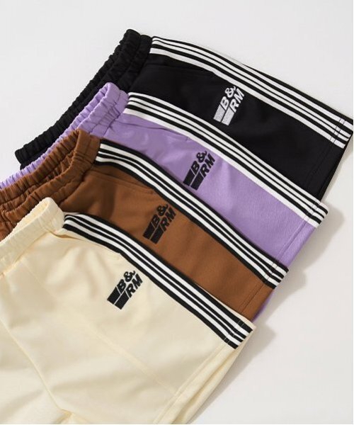 b・ROOM（ビールーム）の「トラックタック4分丈パンツ（その他パンツ・キッズ・パープル/アイボリー/ブラック/モカ・120cm/130cm/140cm/150cm/110cm/100cm）」の22枚目の写真