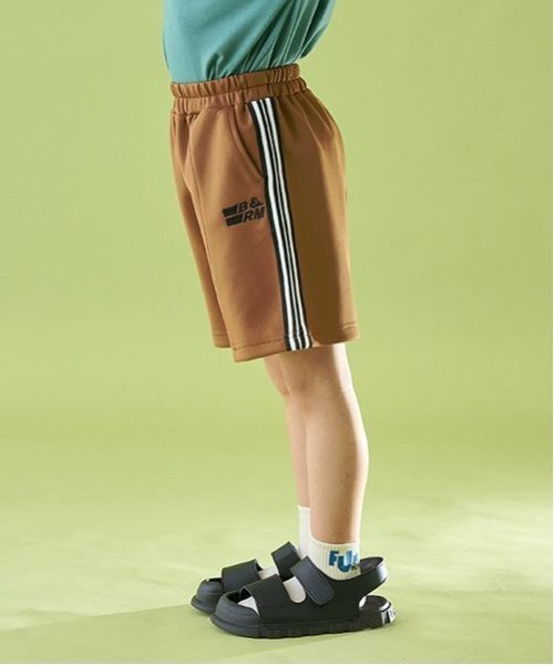 b・ROOM（ビールーム）の「トラックタック4分丈パンツ（その他パンツ・キッズ・パープル/アイボリー/ブラック/モカ・120cm/130cm/140cm/150cm/110cm/100cm）」の6枚目の写真