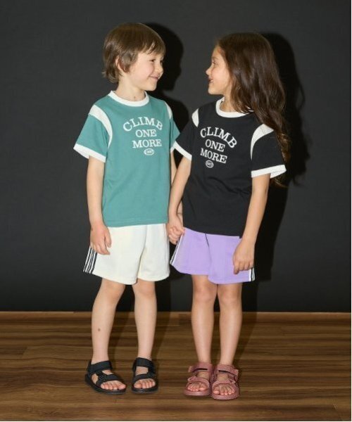 b・ROOM（ビールーム）の「トラックタック4分丈パンツ（その他パンツ・キッズ・パープル/アイボリー/ブラック/モカ・120cm/130cm/140cm/150cm/110cm/100cm）」の14枚目の写真