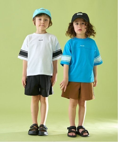 b・ROOM（ビールーム）の「トラックタック4分丈パンツ（その他パンツ・キッズ・パープル/アイボリー/ブラック/モカ・120cm/130cm/140cm/150cm/110cm/100cm）」の15枚目の写真