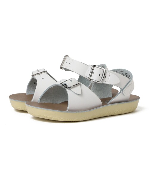 こども ビームス（コドモビームス）の「SALT WATER SANDALS / Surfer ウォッシャブル レザー サンダル（約13～15cm）（サンダル・キッズ・ホワイト/ブラウン系その他5/ブルー・US6(約14.3㎝)/US7(約15.1㎝)/US5(約13.3㎝)）」の5枚目の写真