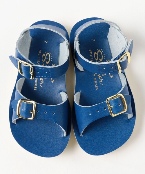 こども ビームス（コドモビームス）の「SALT WATER SANDALS / Surfer ウォッシャブル レザー サンダル（約13～15cm）（サンダル・キッズ・ホワイト/ブラウン系その他5/ブルー・US6(約14.3㎝)/US7(約15.1㎝)/US5(約13.3㎝)）」の14枚目の写真