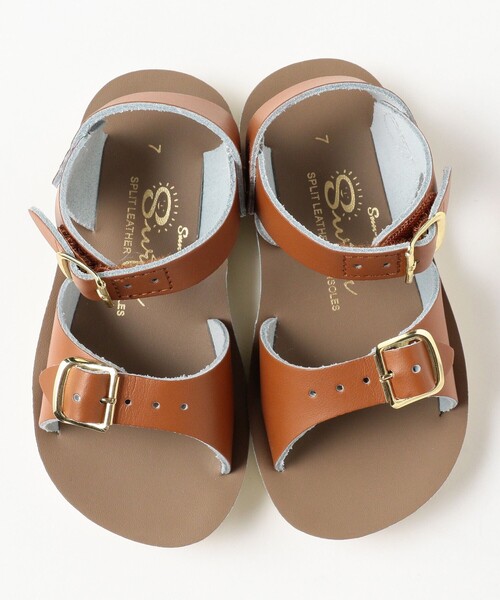 こども ビームス（コドモビームス）の「SALT WATER SANDALS / Surfer ウォッシャブル レザー サンダル（約13～15cm）（サンダル・キッズ・ホワイト/ブラウン系その他5/ブルー・US6(約14.3㎝)/US7(約15.1㎝)/US5(約13.3㎝)）」の19枚目の写真