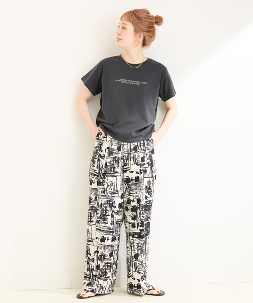 B.C STOCK（ベーセーストック）の「ウォッシャブル / スムースS/STEE（Tシャツ/カットソー・レディース・ホワイト/ブラウン/ブラック系その他・FREE）」の12枚目の写真